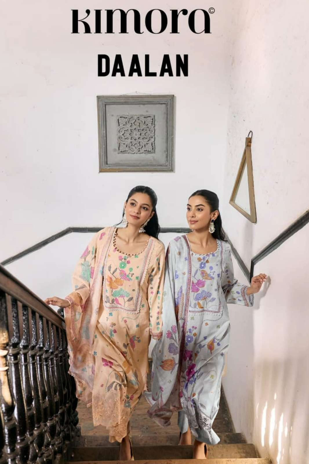 KIMORA DAALAN PURE MUSLIN DIGITAL PRINT & HANDWORK SUIT