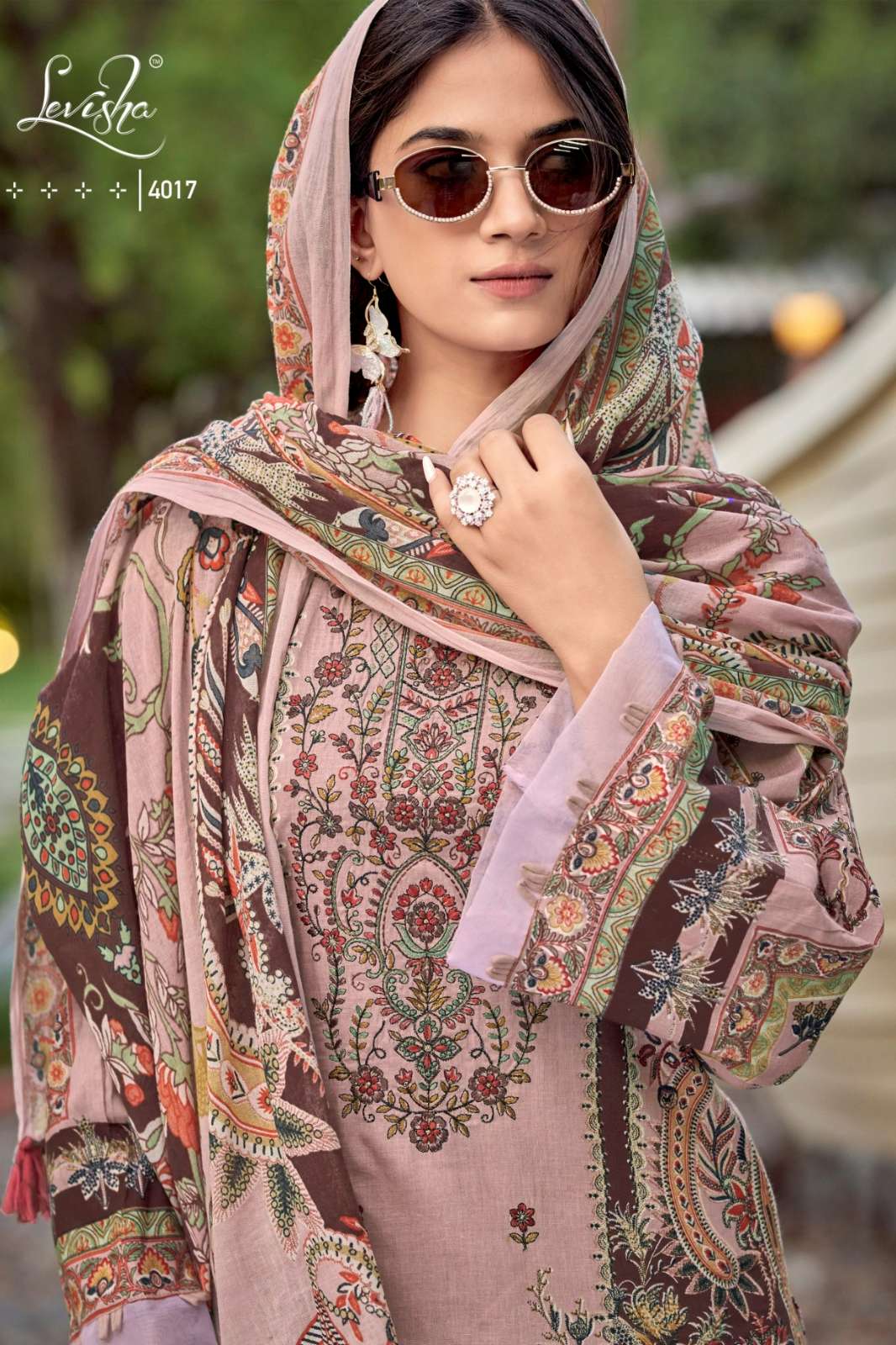 Levisha Muskan Vol 4 Cemric Cotton Print & Embroidery Work Pakistani Suit 