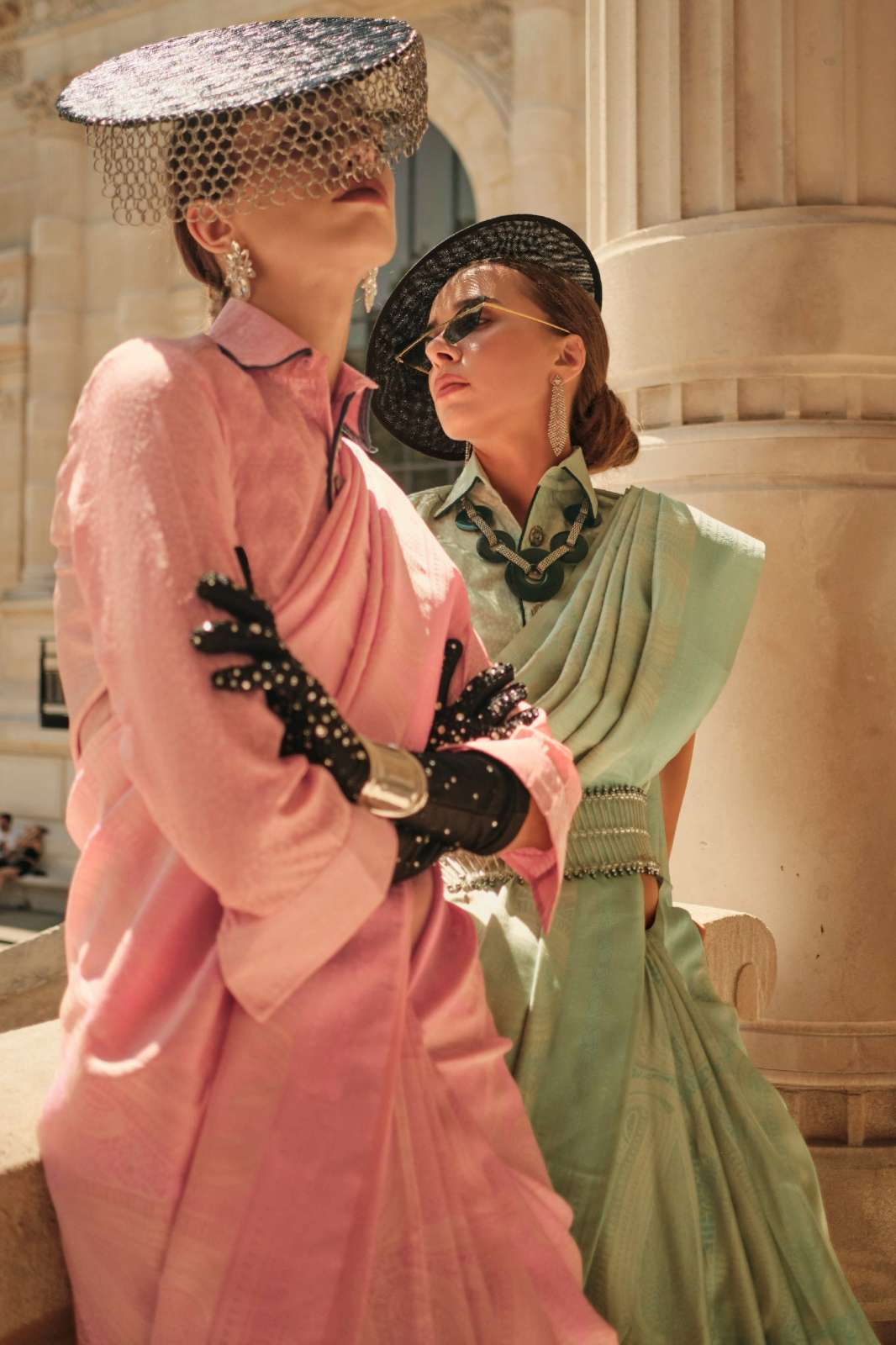 Rajtex Kyha Silk Pure Satin Silk With Handloom Weaving Silk Saree