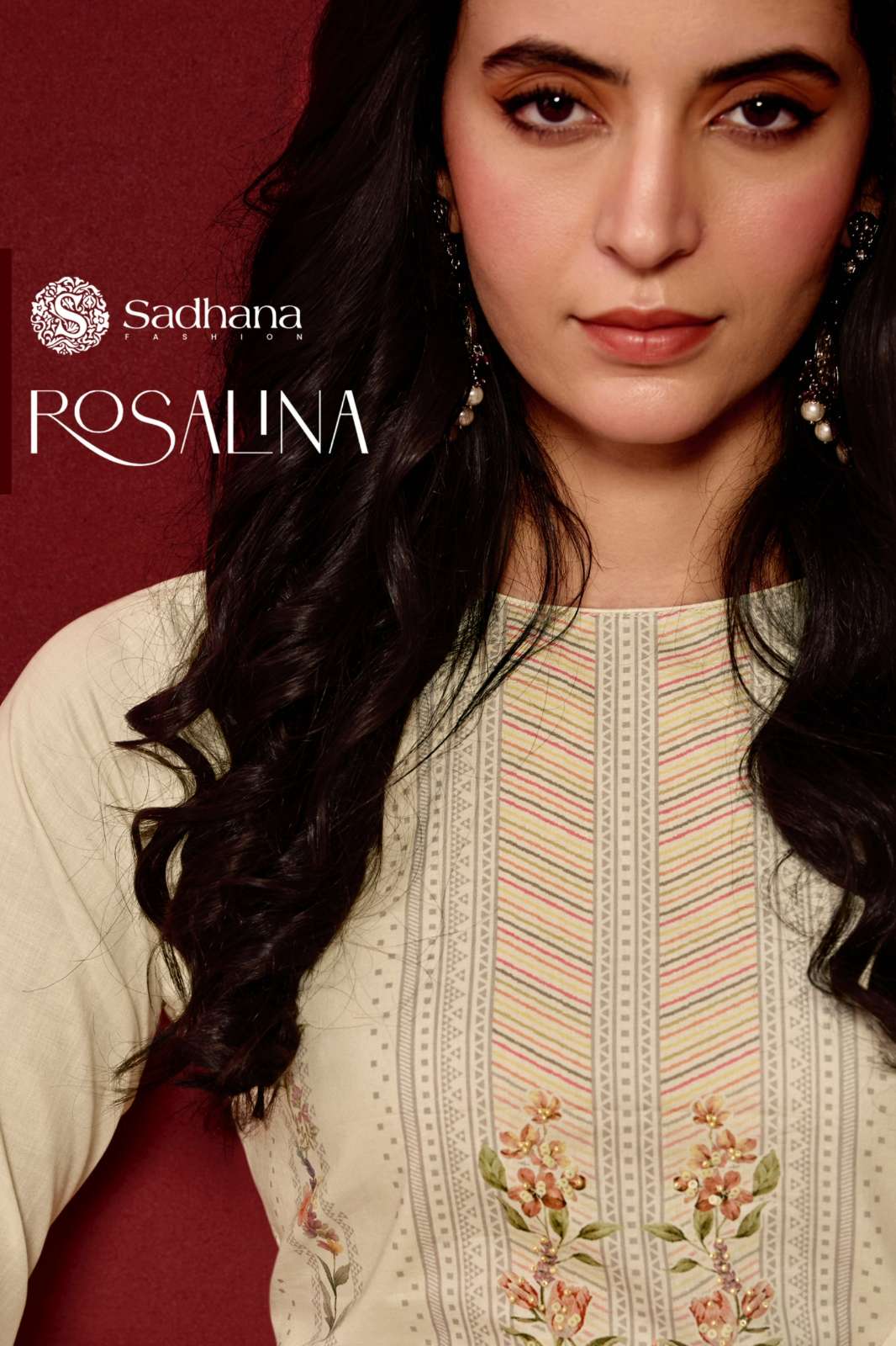 SADHANA FASHION ROSALINA PURE MILANZ COTTON DIGITAL PRINT & KHATLI WORK SUIT 