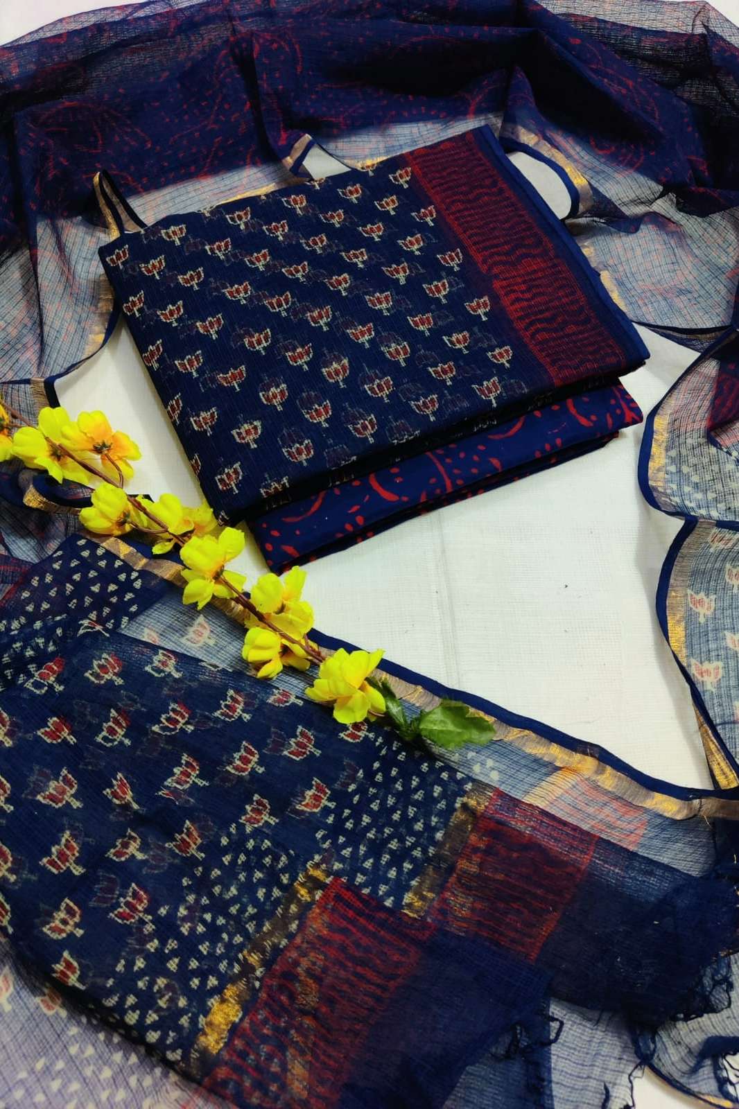 Shri Balaji Emporium RF 23663 Presents Hand block printed kota doriya suit collection