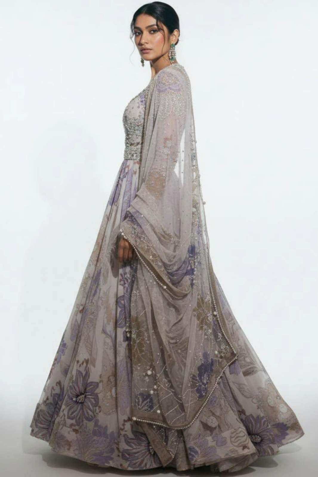 Shri Balaji Emporium VF 23327 Ready to Wear Premium Georgette Digital Print Designer Gown