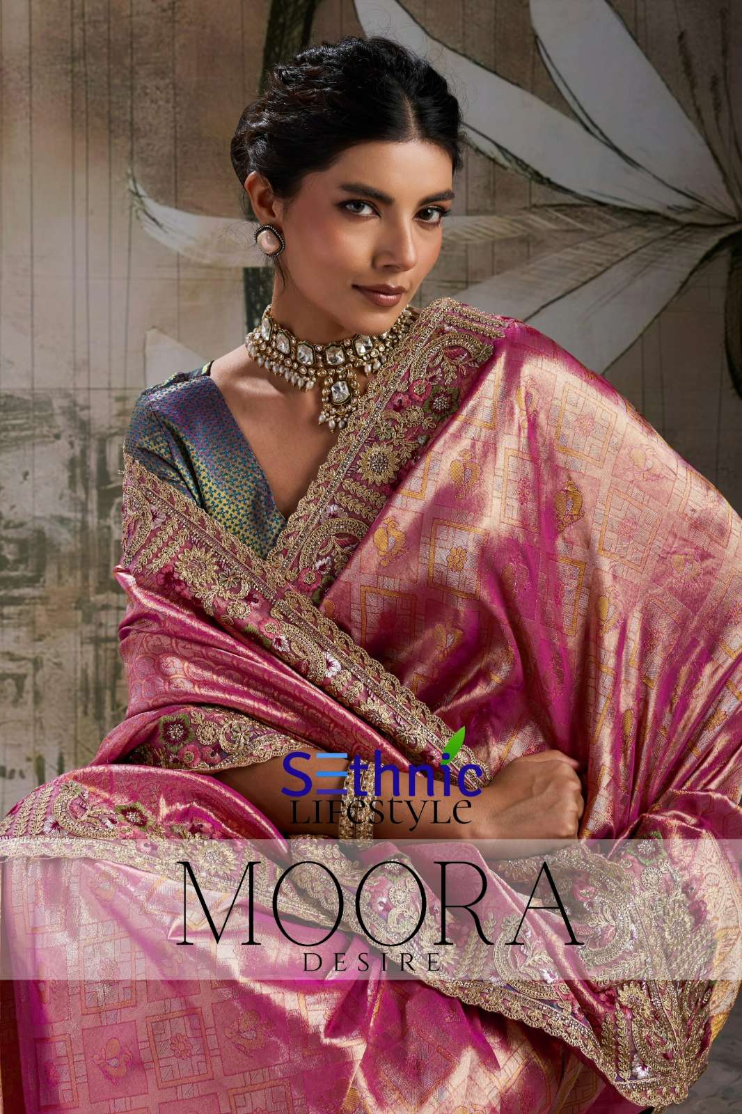 Sethnic Lifestyle Moora Desire Series 124001 TO 124005 Banarasi Jacquard Silk Sarees collection