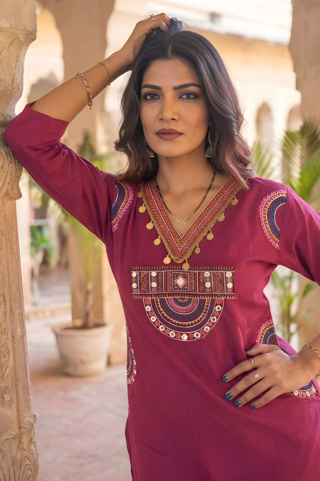 Shri Balaji Emporium 3015 Ready to Wear Embroidery Cotton Suit
