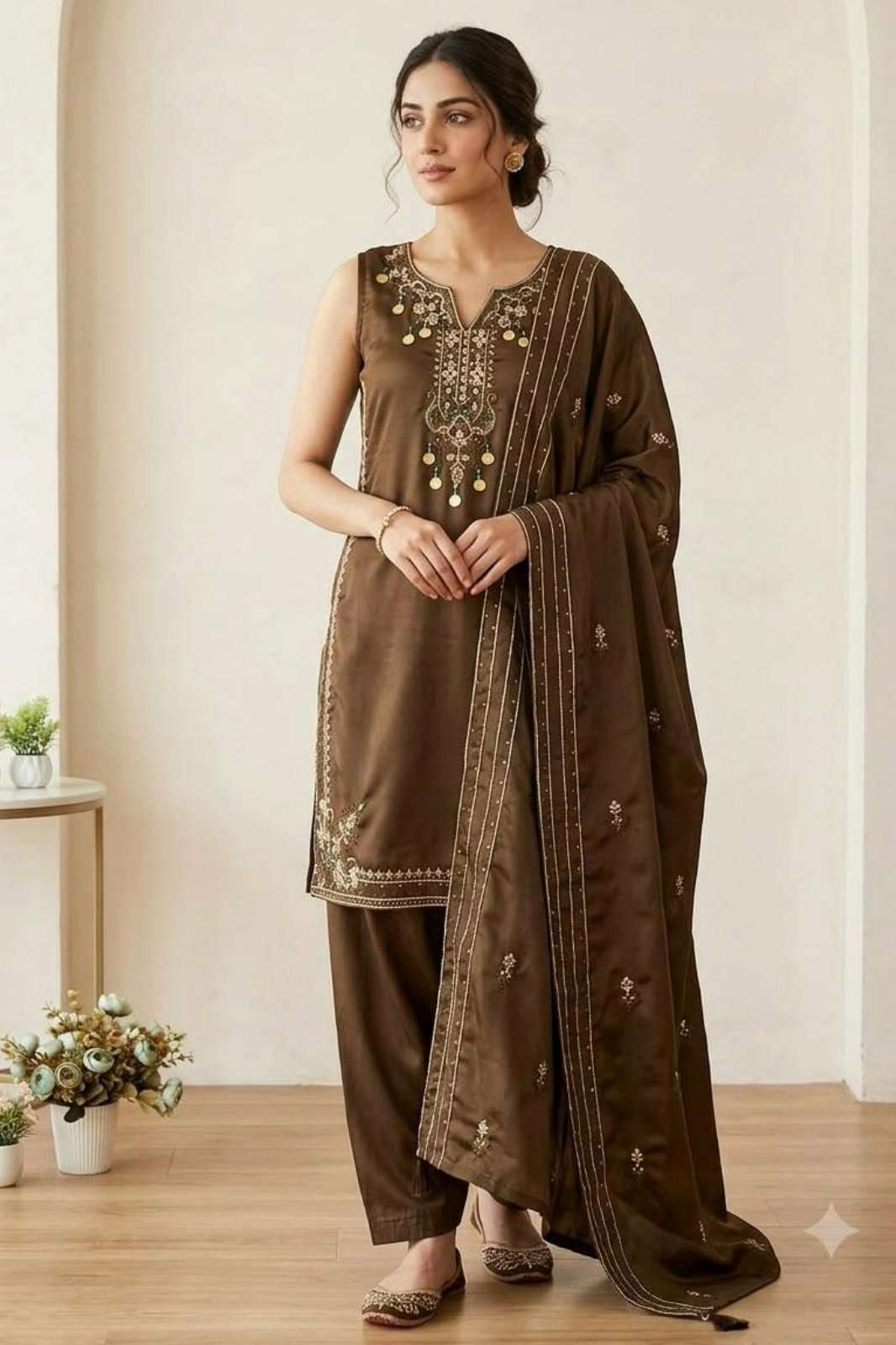 Shri Balaji Emporium DV 26324 Ready to Wear Sequence Embroidered Fancy fabric Suit 