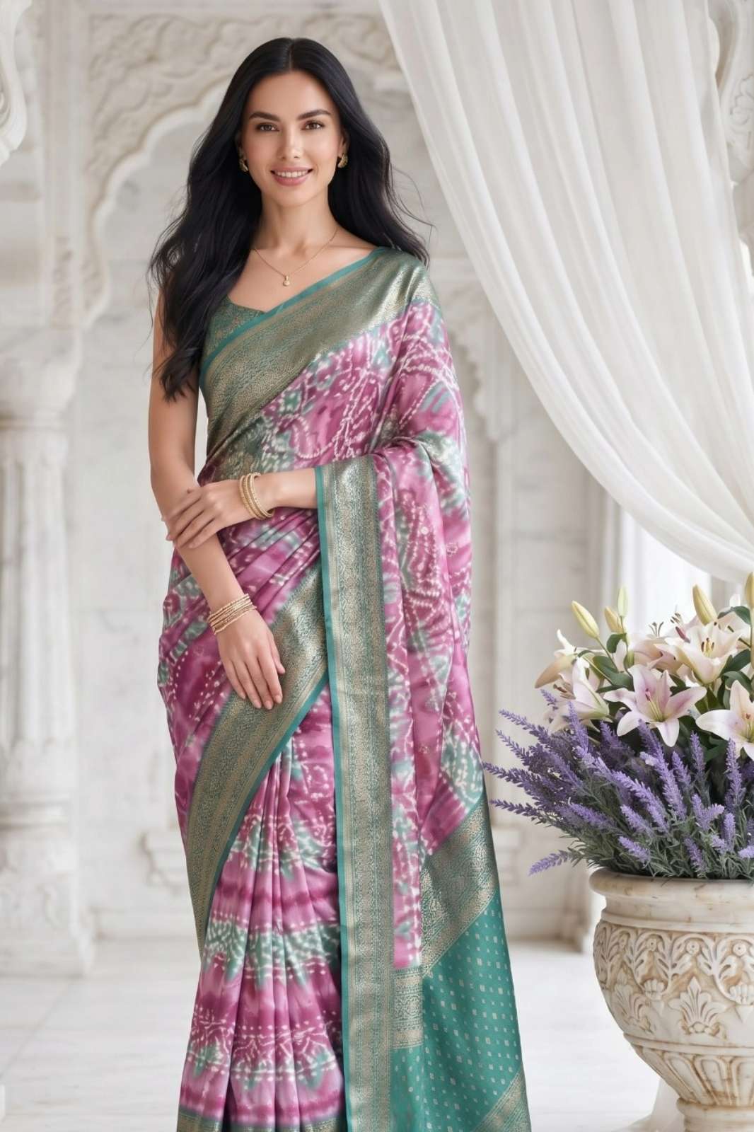 Shri Balaji Emporium Maya Premium  Blended Art Silk Fabric With  Designer Foil Printed lightweight, durable, and smooth with a soft feel.