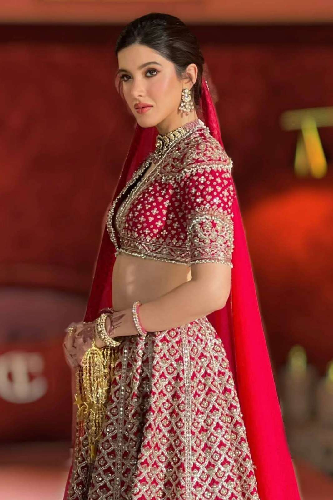 Shri Balaji Emporium Presents FB H107 Silk lehnga with Zari Dori & sequence work