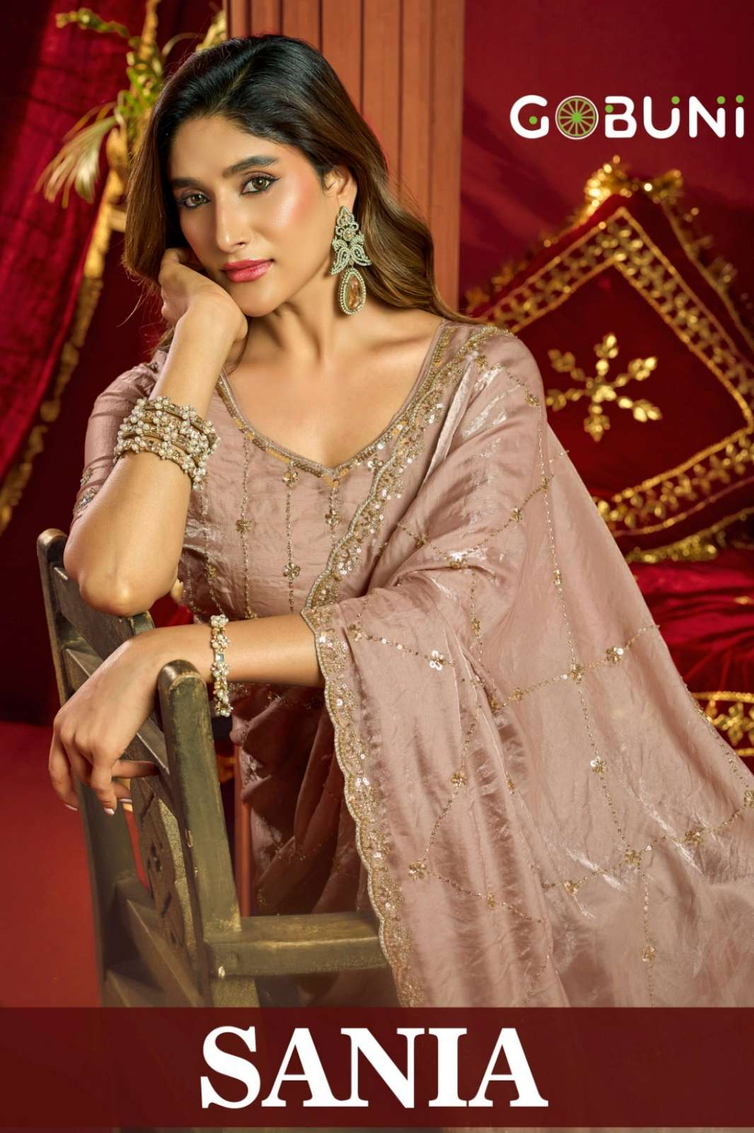 Gobuni Sania premium party wear saree collection designed for women
