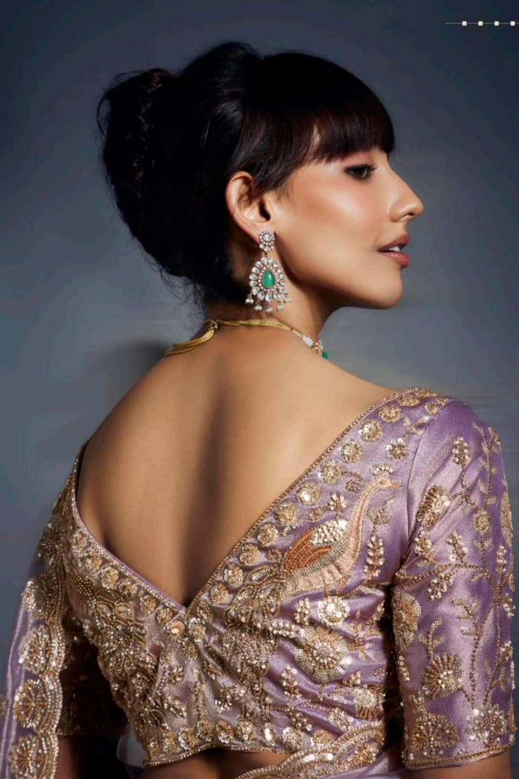 Kimora Iconic KS 5471 Fancy saree Designer Embroidery Worked Blouse