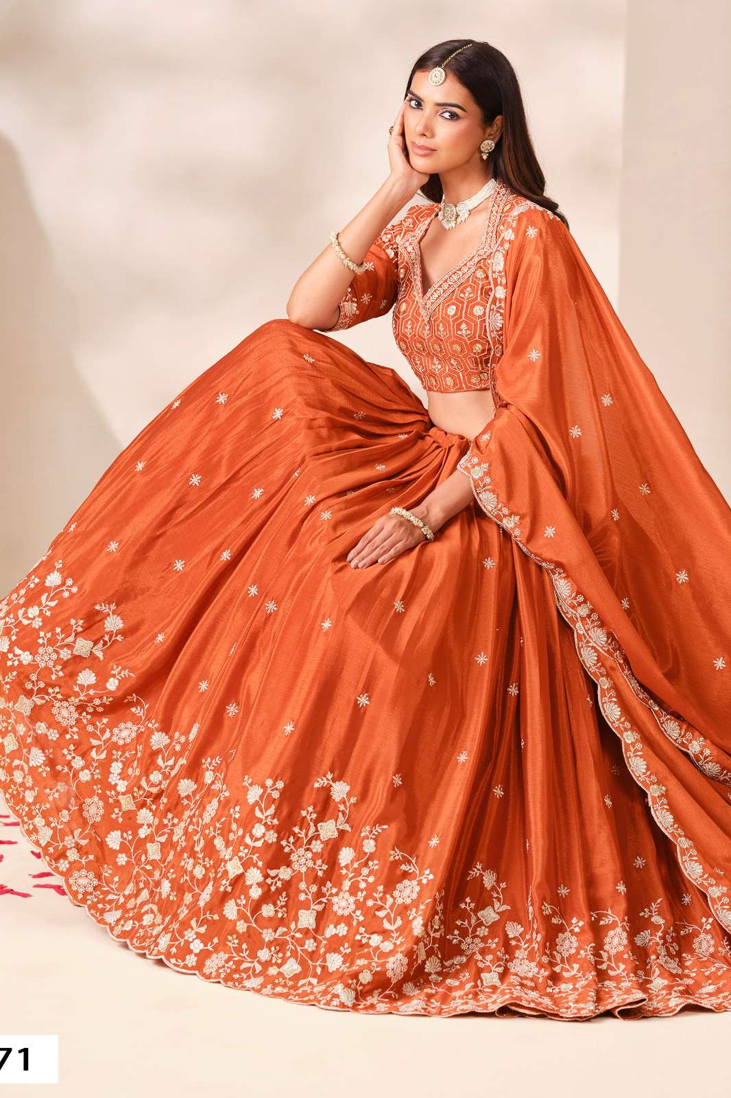 Shri Balaji Mehvish Vol 37 Premium Chinon Silk With Heavy Work festive wear saree collection