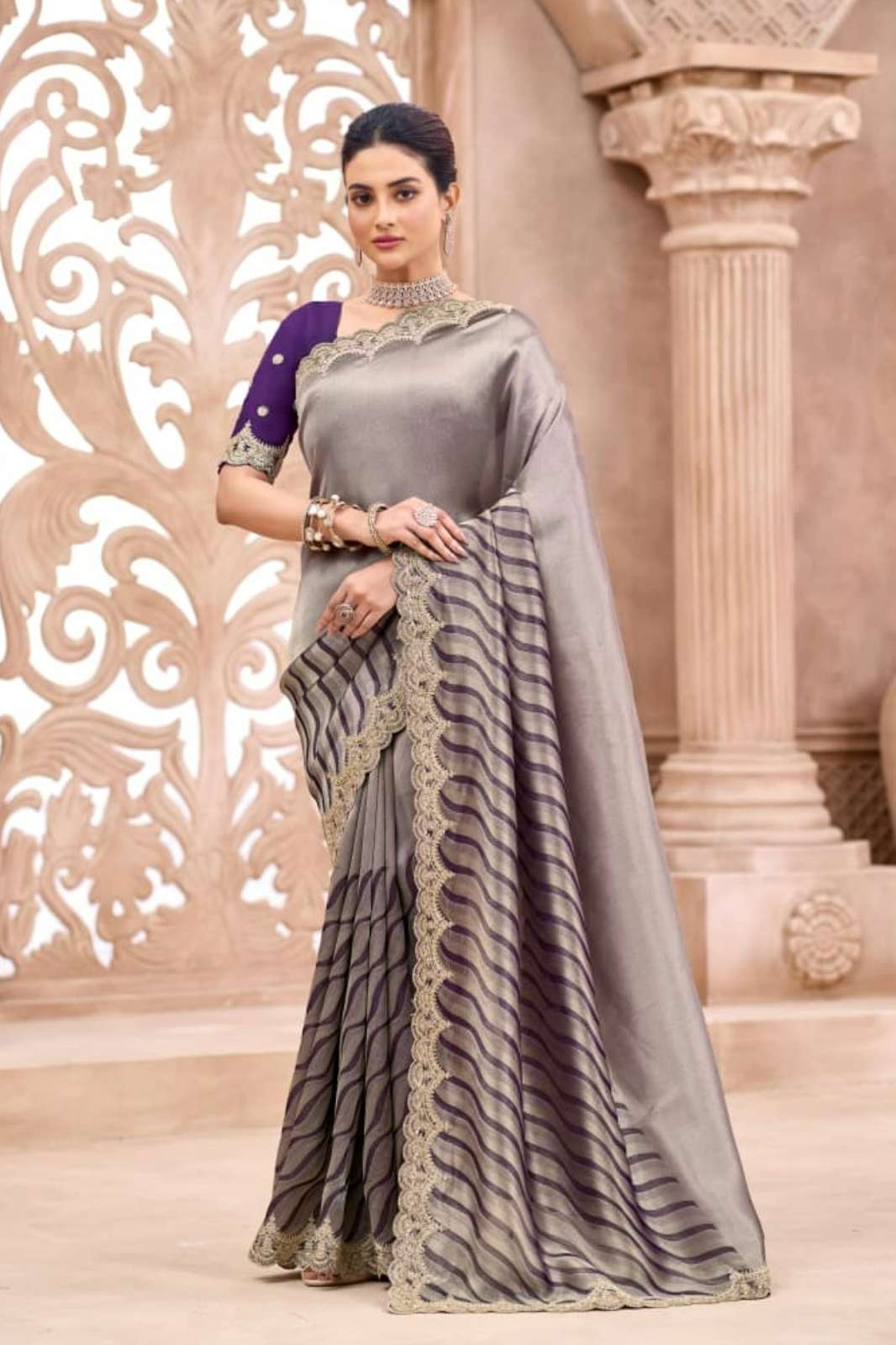 Shri balaji presents 4219A TO 4219E fancy fabric saree collection