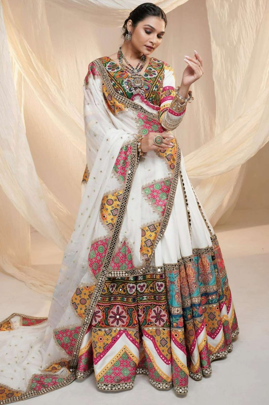 Shri Balaji SF 1416 Present You Soft Butter Silk Digital Printed Heavy Flair Lehenga Choli