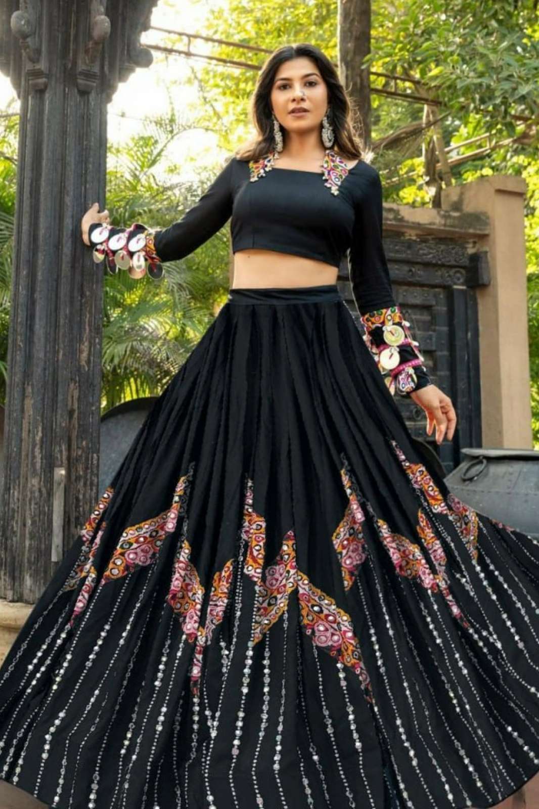 Shri Balaji SF 1544LB  Present You Muslin Cotton Digital Printed Heavy Flair Lehenga Choli