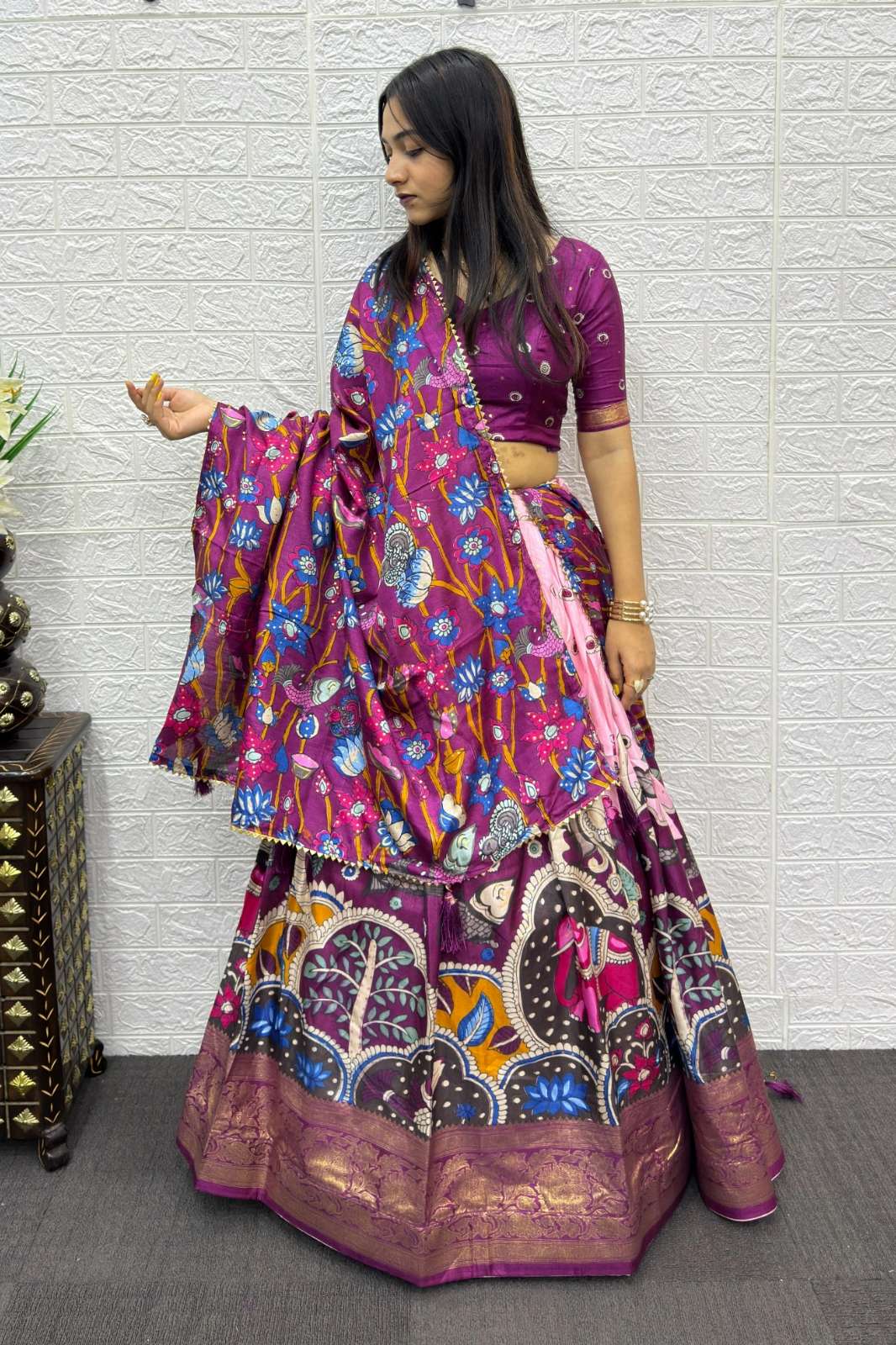 Shri balaji SF 6007 Premium Dola Silk Designer Lehenga Choli Set