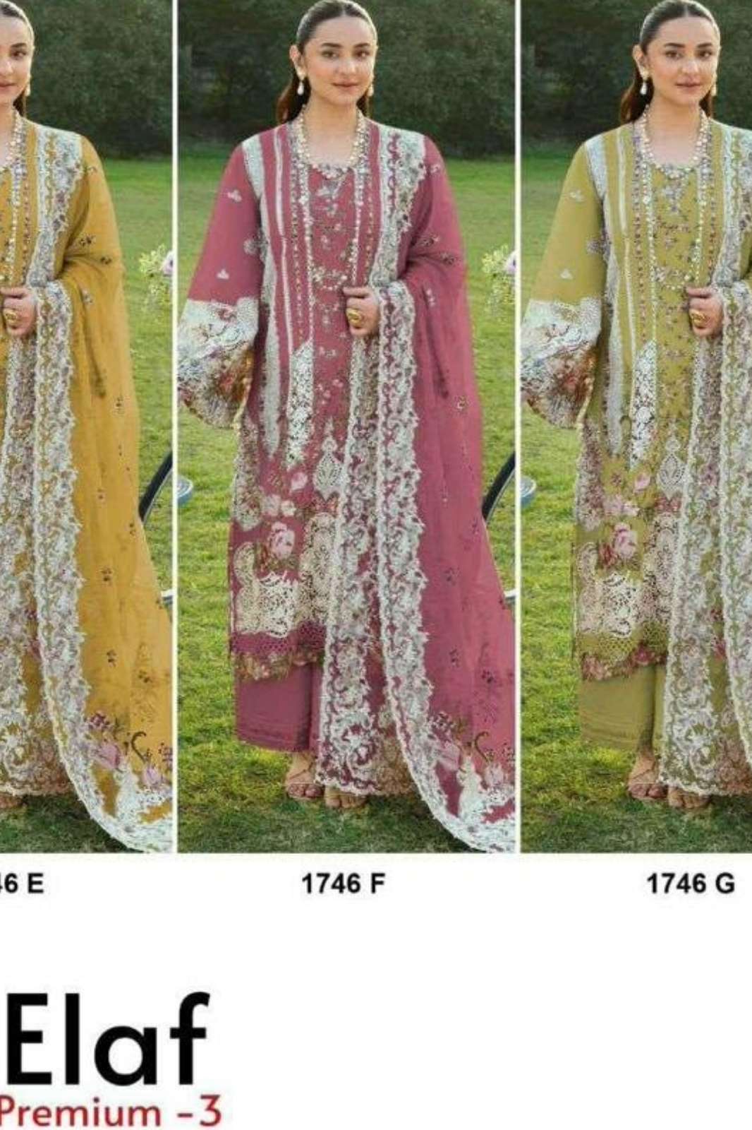  DEEPSY SUITS  PRESENTS  ELAF Premium 3 PURE COTTON HEAVY EMBROIDEREDED FULL SET SUIT COLLECTION 