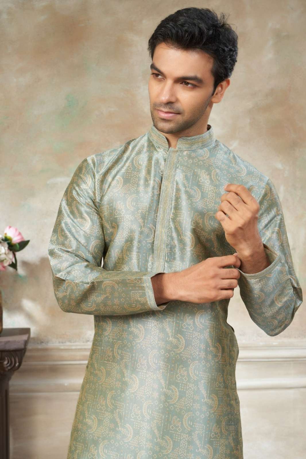  Outluk Wedding 41 presents Premium Silk Digitally Printed kurta pajama