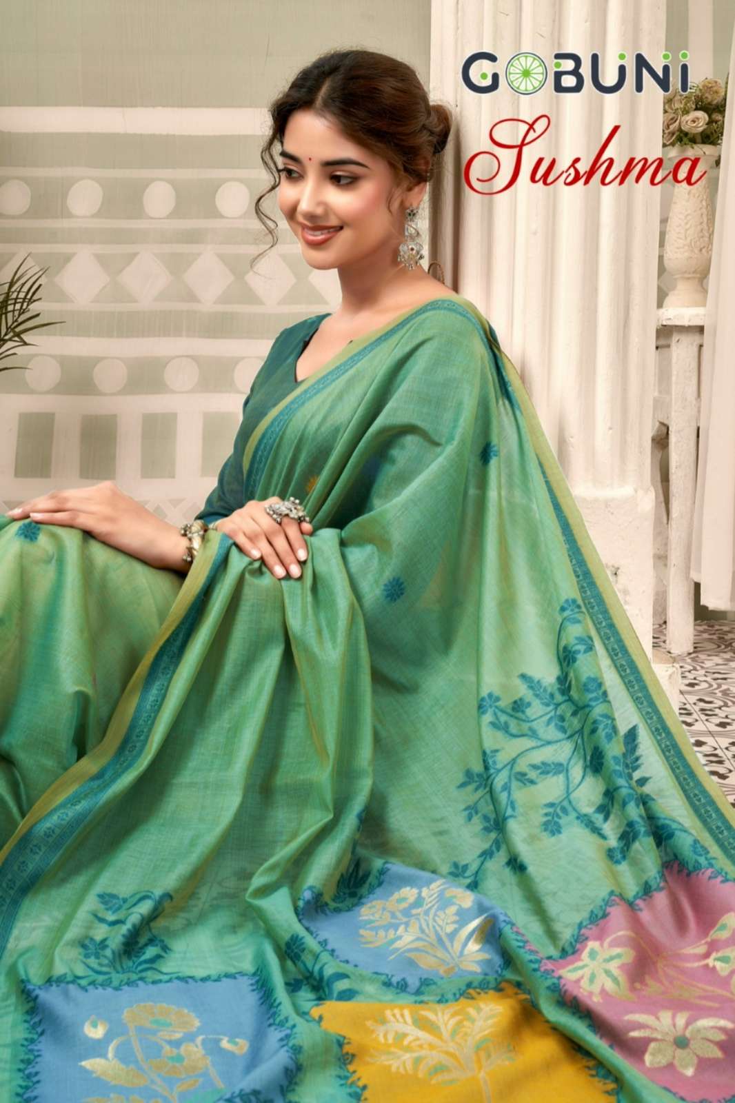 Gobuni Sushma Premium cotton casual wear saree collection