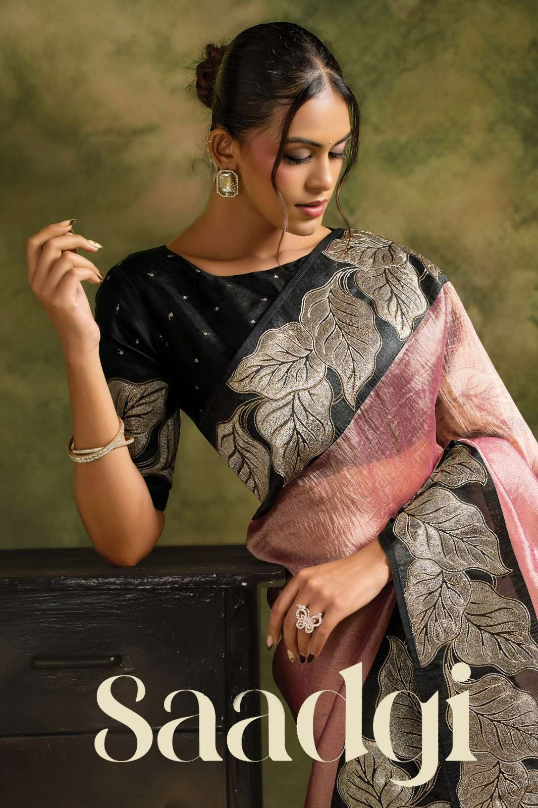 MAHOTSAV Norita 45100 Organza tissue silk heavy work wedding wear Saree 