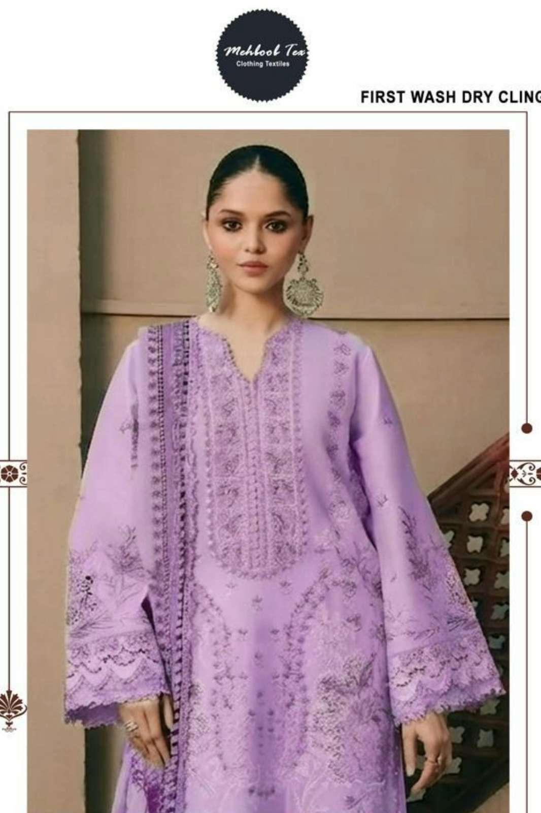 MEHBOOB TEX 24364 presents HEAVY EMBROIDERED COTTON PAKISTANI SUIT 