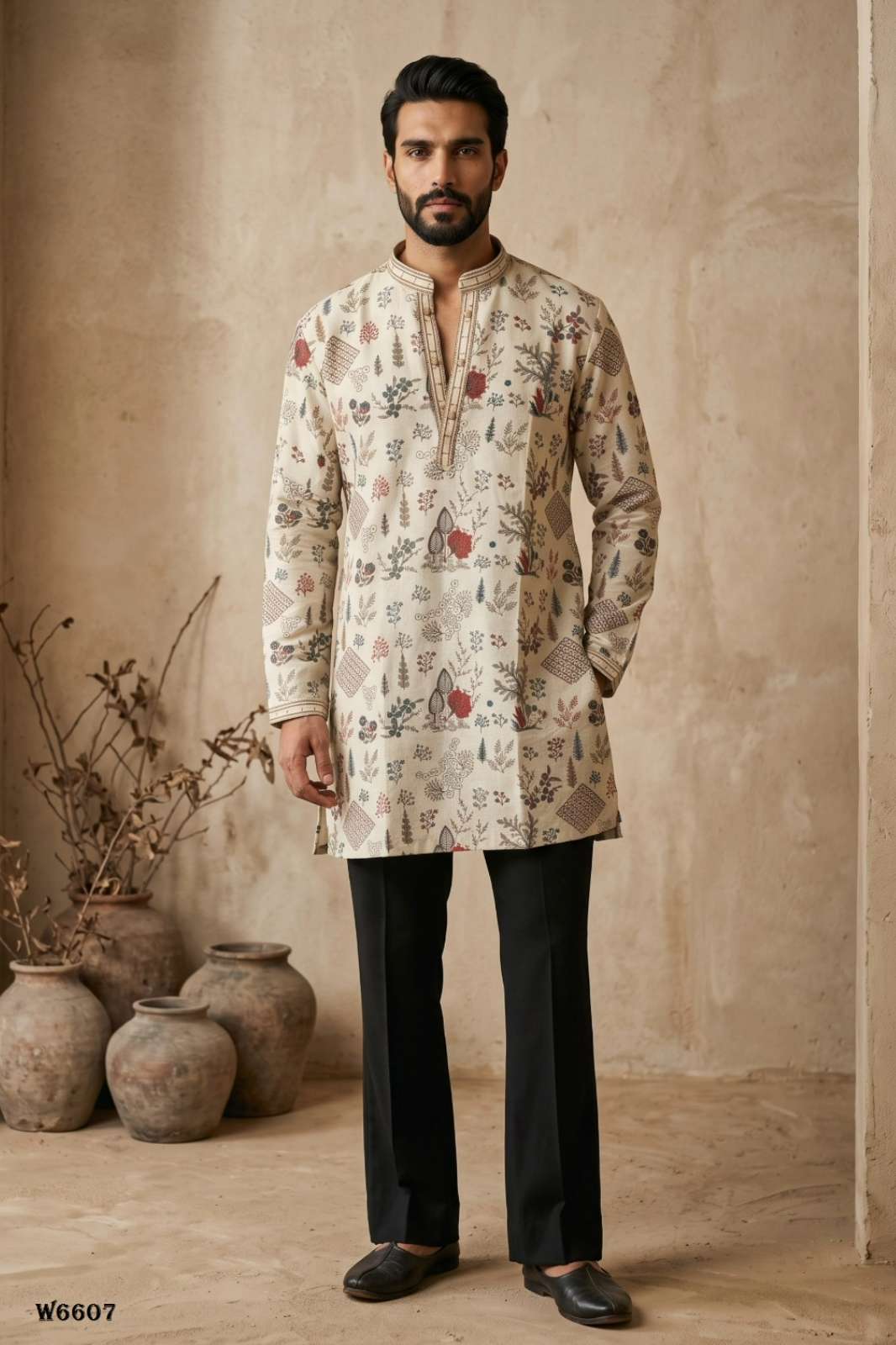 Outluk Wedding 66 presents Embroidery Work  Indo western for men