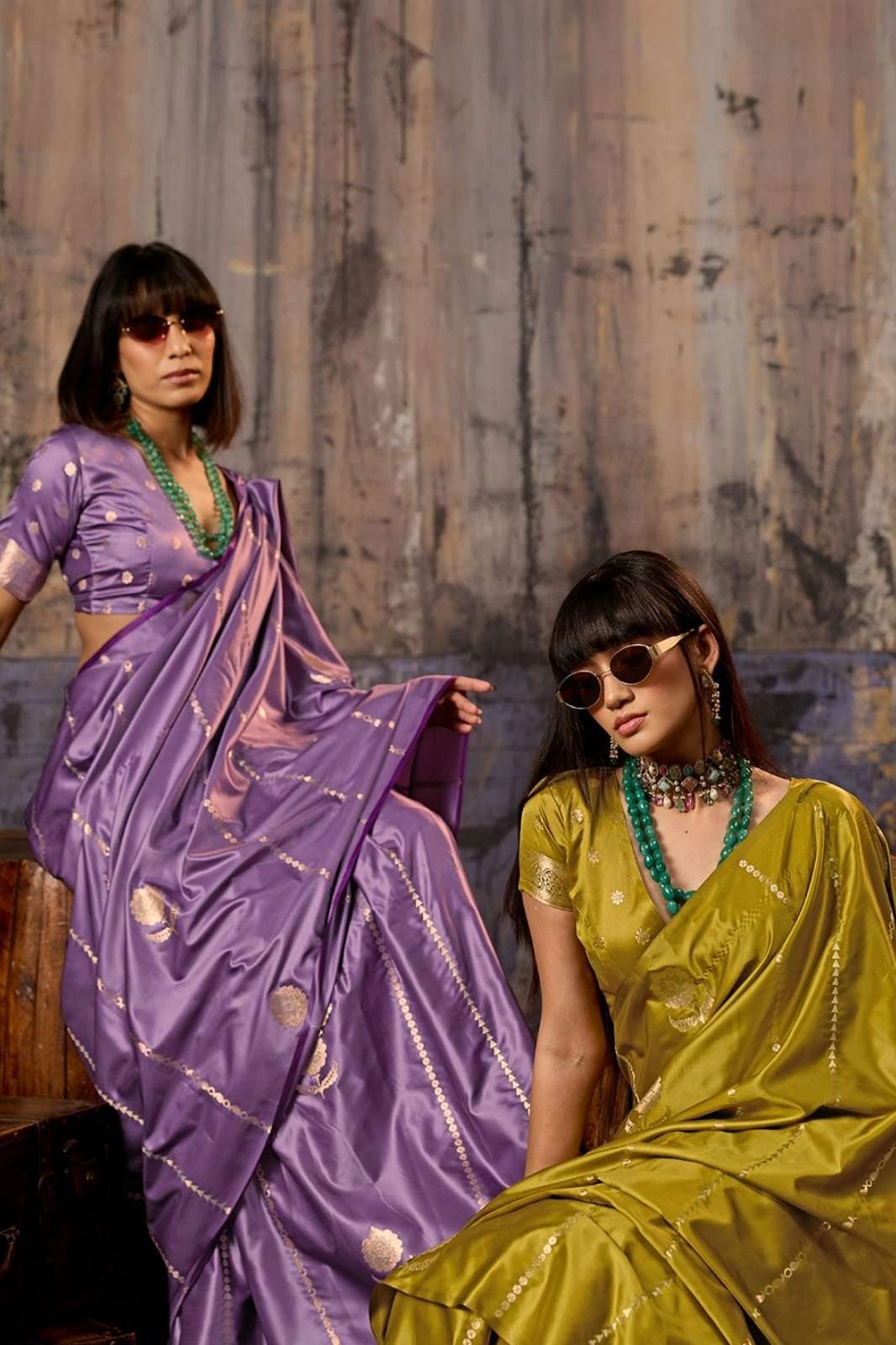 Rajtex Kanthkala Iconic Pure Satin Handloom Weaving Saree collection 
