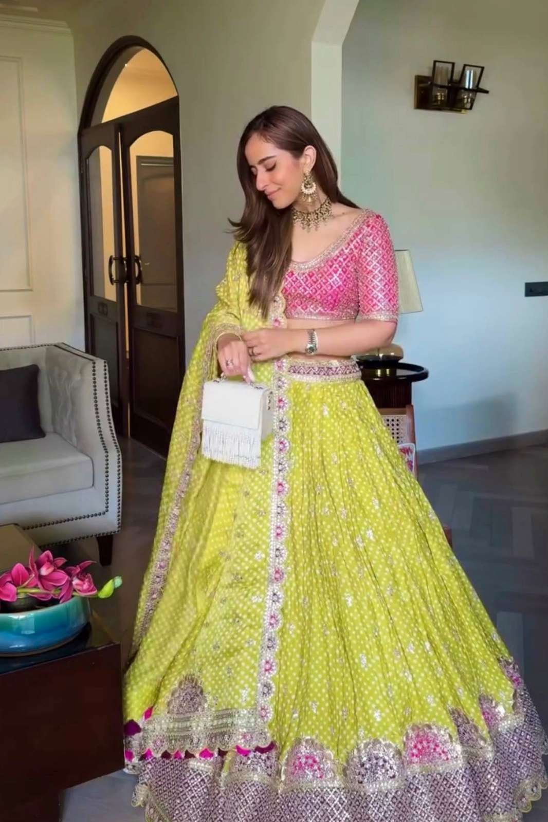 Shri Balaji FB H113 presents stunning  Gajji silk lehenga with sequins Dori & thread work