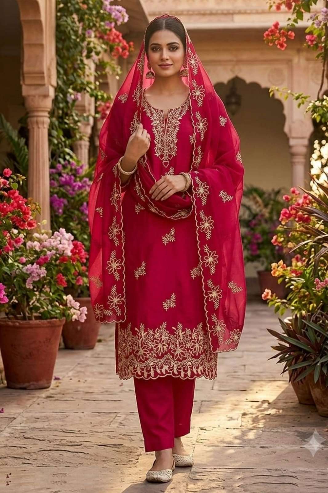 Shri balaji presents AMUL  ZIMMY CHOO FABRIC DAMAN WORK PAKISTANI SUIT  