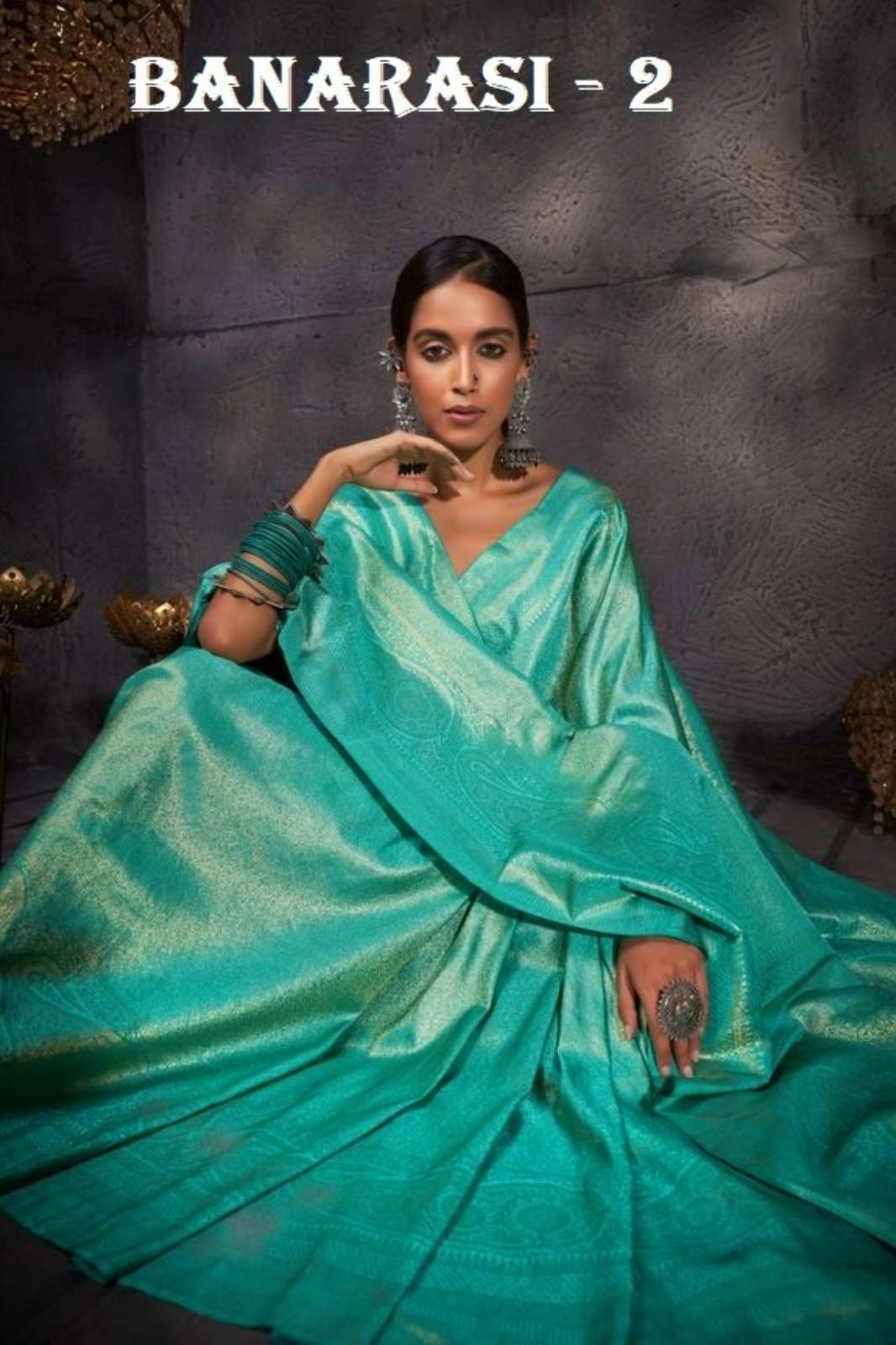 Shri balaji presents Banarasi 2 Pure Kanjivaram Weaving Silk festive wear saree 