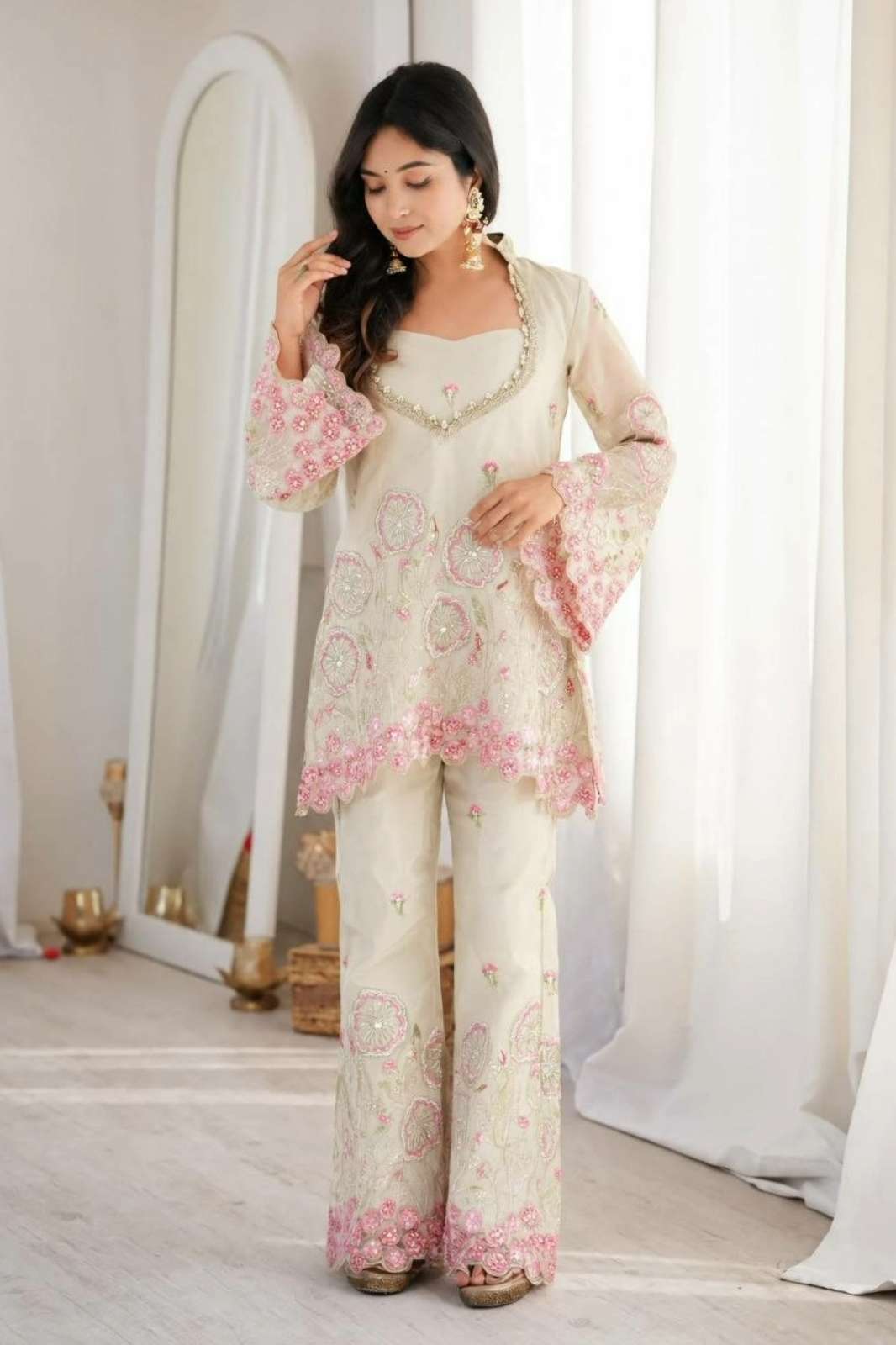 Shri Balaji presents DV 26472  Silk Embroidery & Sequence Work Designer Suit 