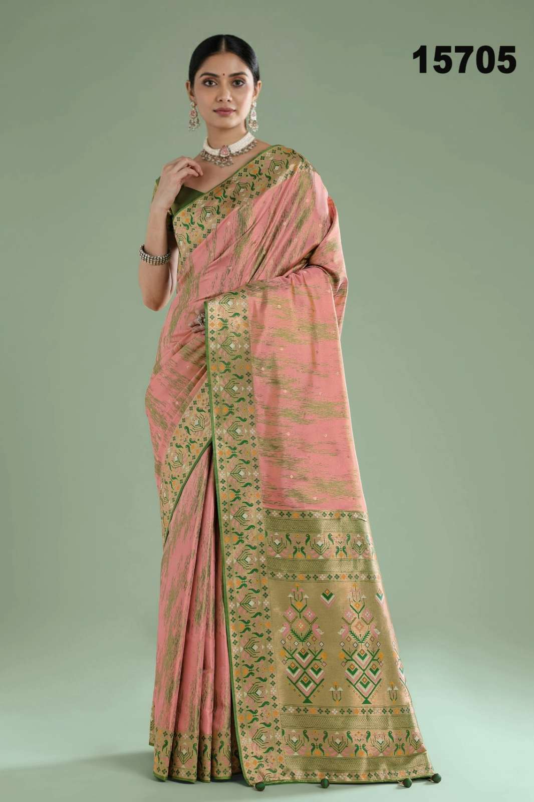 Shri balaji presents Mrinalika Tissue Silk  Zari Work festive wear saree collection