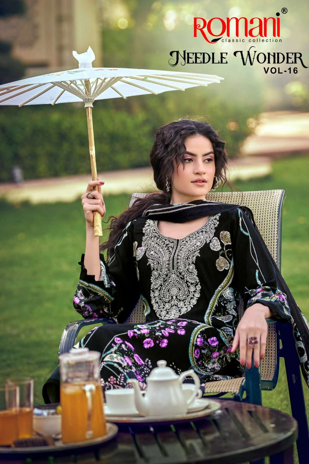 Shri Balaji Presents NEEDLE WONDER VOL 16 Cotton Digital Printed PAKISTANI SUIT 