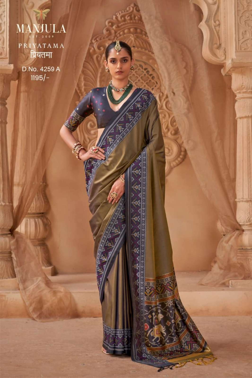 Shri balaji presents Priyatama Soft Silk festive wear saree collection 