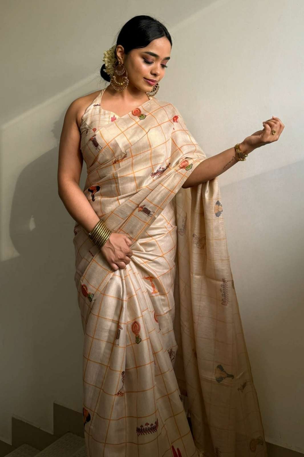 Shri balaji presents TWT1123 Linen Tissue Silk saree collection
