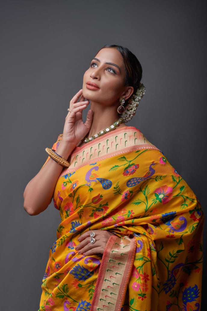 Apoorva Designer Sarees - SAREE FABRIC: Kota Silk BLOUSE FABRIC: Kota Silk  SAREE LENGTH: 5.5 mtr and 0.80 mtr Blouse. PRICE : 850 INR There might be  little shade variation between actual