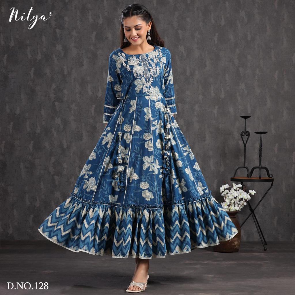Chiku Designer Fancy Ladies Gown, Printed, Stitched at Rs 469 in Surat