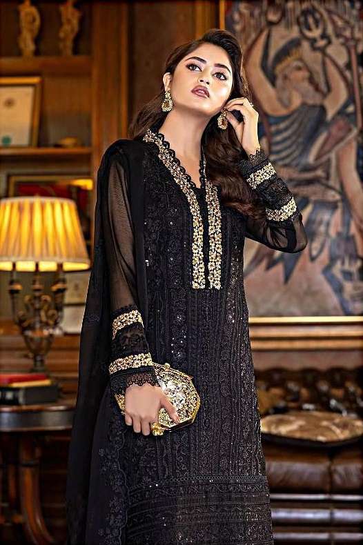 Brown Pakistani Suits - Shop Brown Pakistani Outfits Online in USA