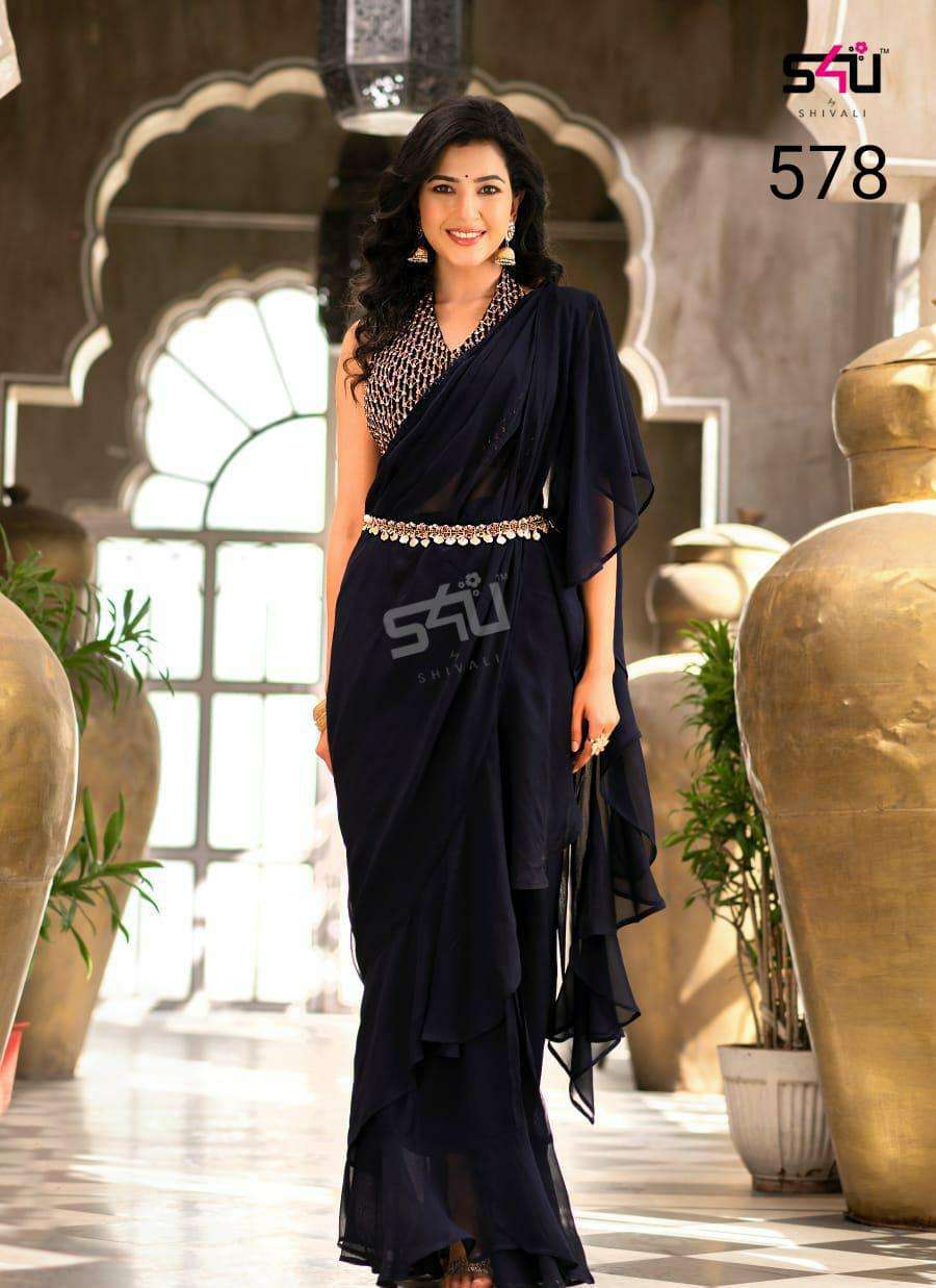 Black Designer Saree in two colour - Khwaissh-sgquangbinhtourist.com.vn