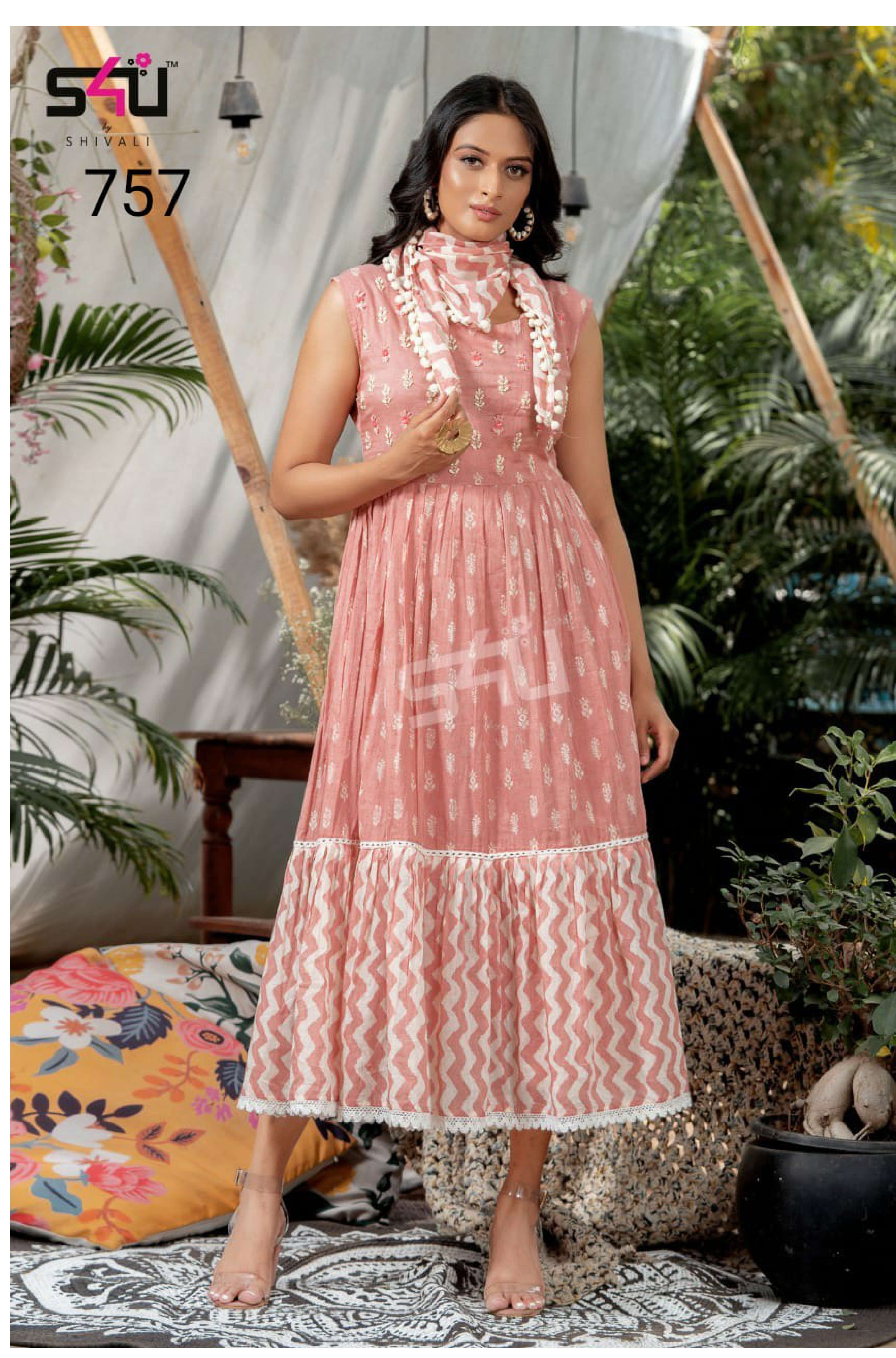 Feminista Summer Organic Cotton Khadi Ethnic Wear Kurtis Collection  Wholesale Rate Online