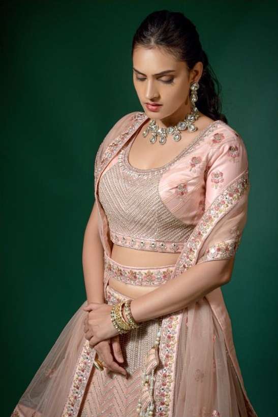 Heavy lehenga clearance with price