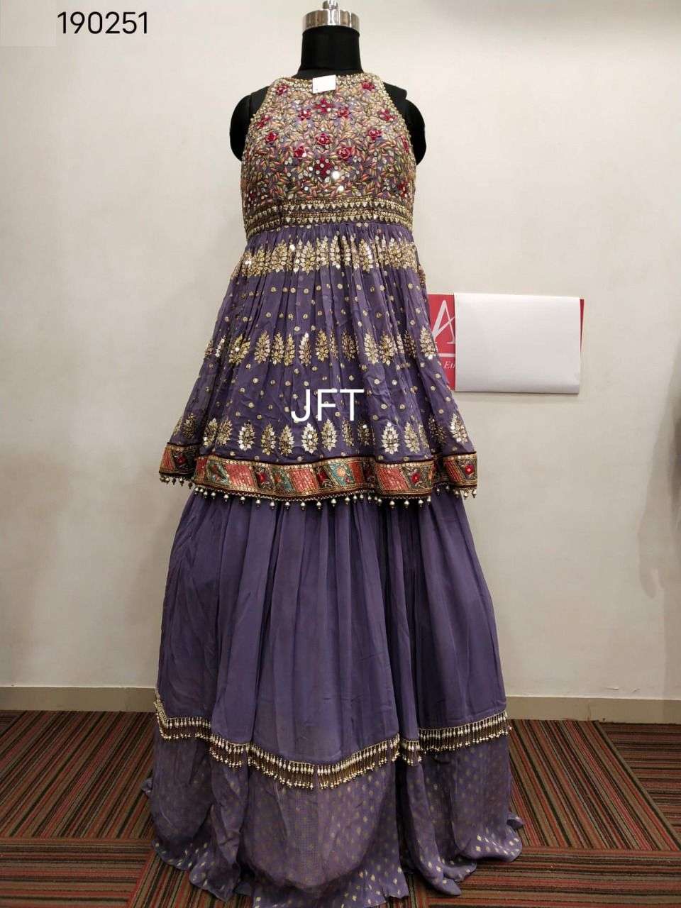 Buy Pakistani Bridal Frock with Lehenga Dress In New Jersey – Nameera by  Farooq