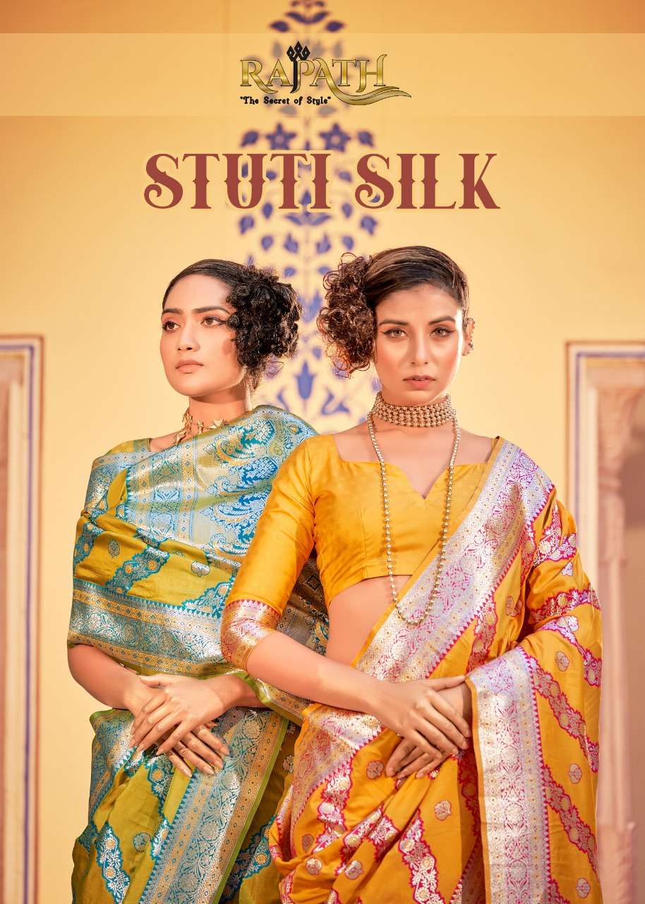 RAJPATH PRESENTS STUTI SILK 115001-115006 SERIES PURE BANARASI