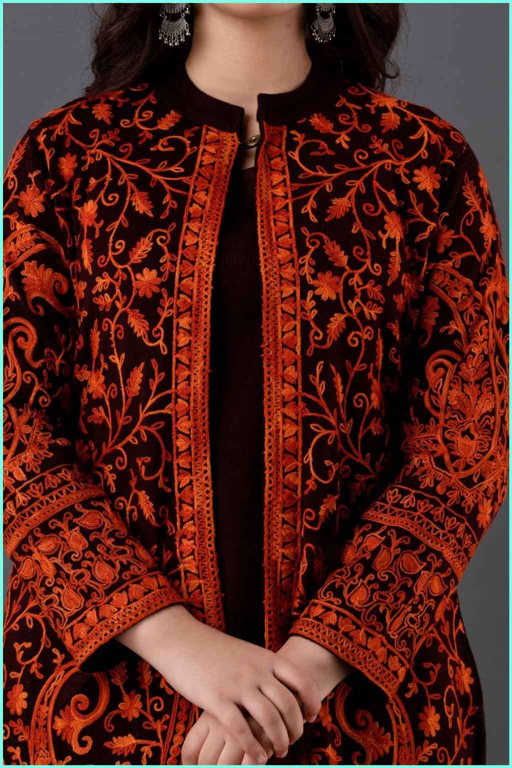 Buy CLYMAA Women's Wool A-Line Winter Kurti (KWJ2125004BG4XL_Beige_4XL) at  Amazon.in