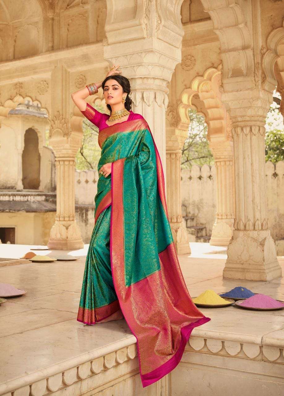 Original Indian Katan Saree - 1 pc