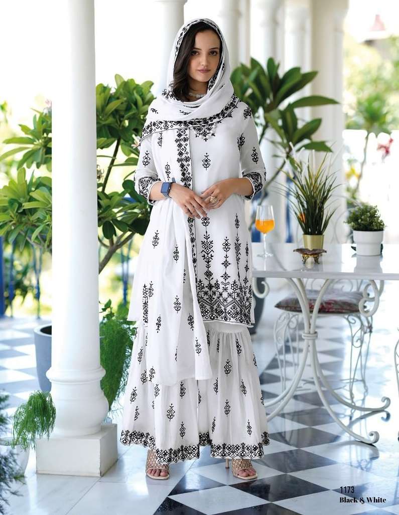 Online Wedding Wear White Anarkali Suit with Stone Work LSTV08825