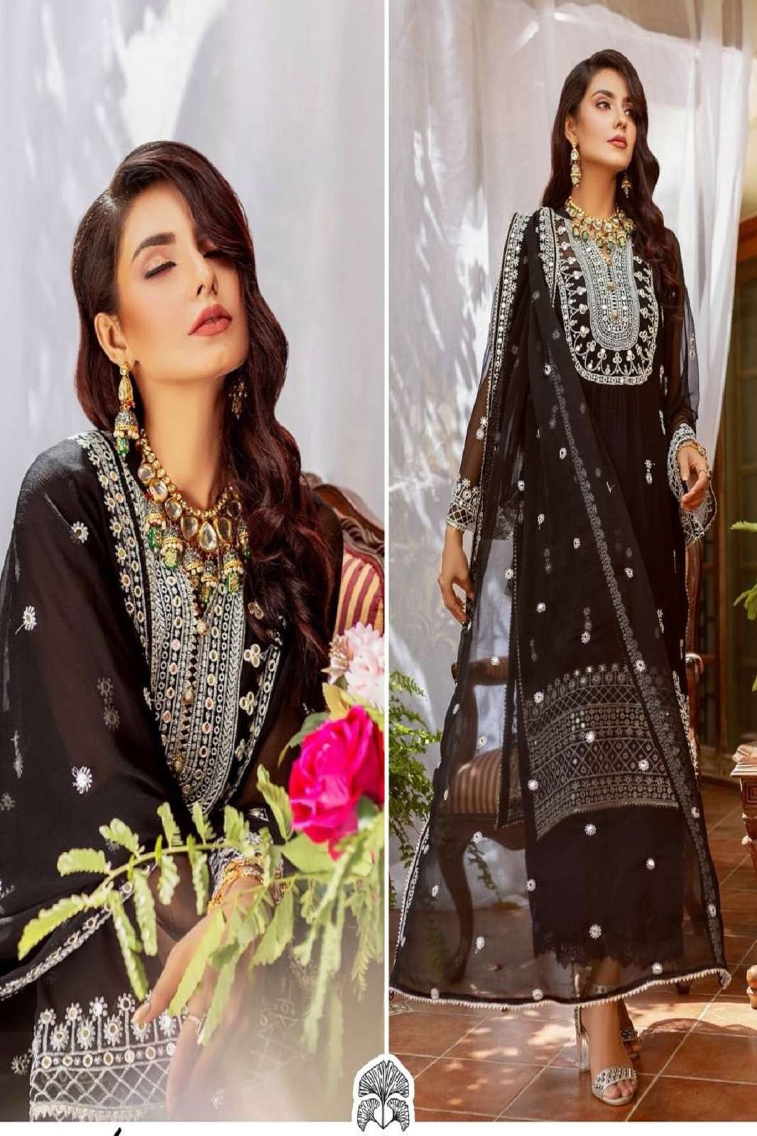 ZAHA NAUSHAD IMDAD 10083 DESIGNER PAKISTANI SUITS