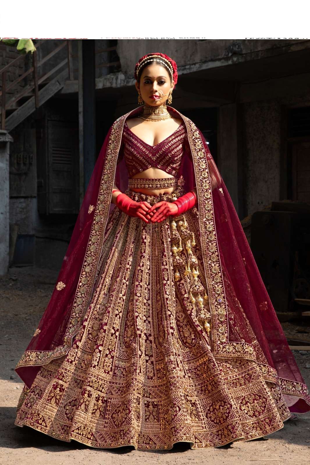 Pink Zardosi Bridal Lehenga – Vasansi Jaipur
