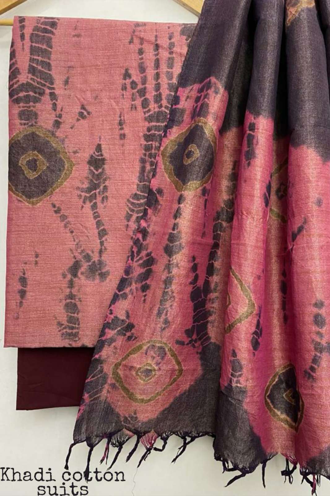 Khadi Cotton 3 Fancy Khadi Cotton Dress Material: Textilecatalog