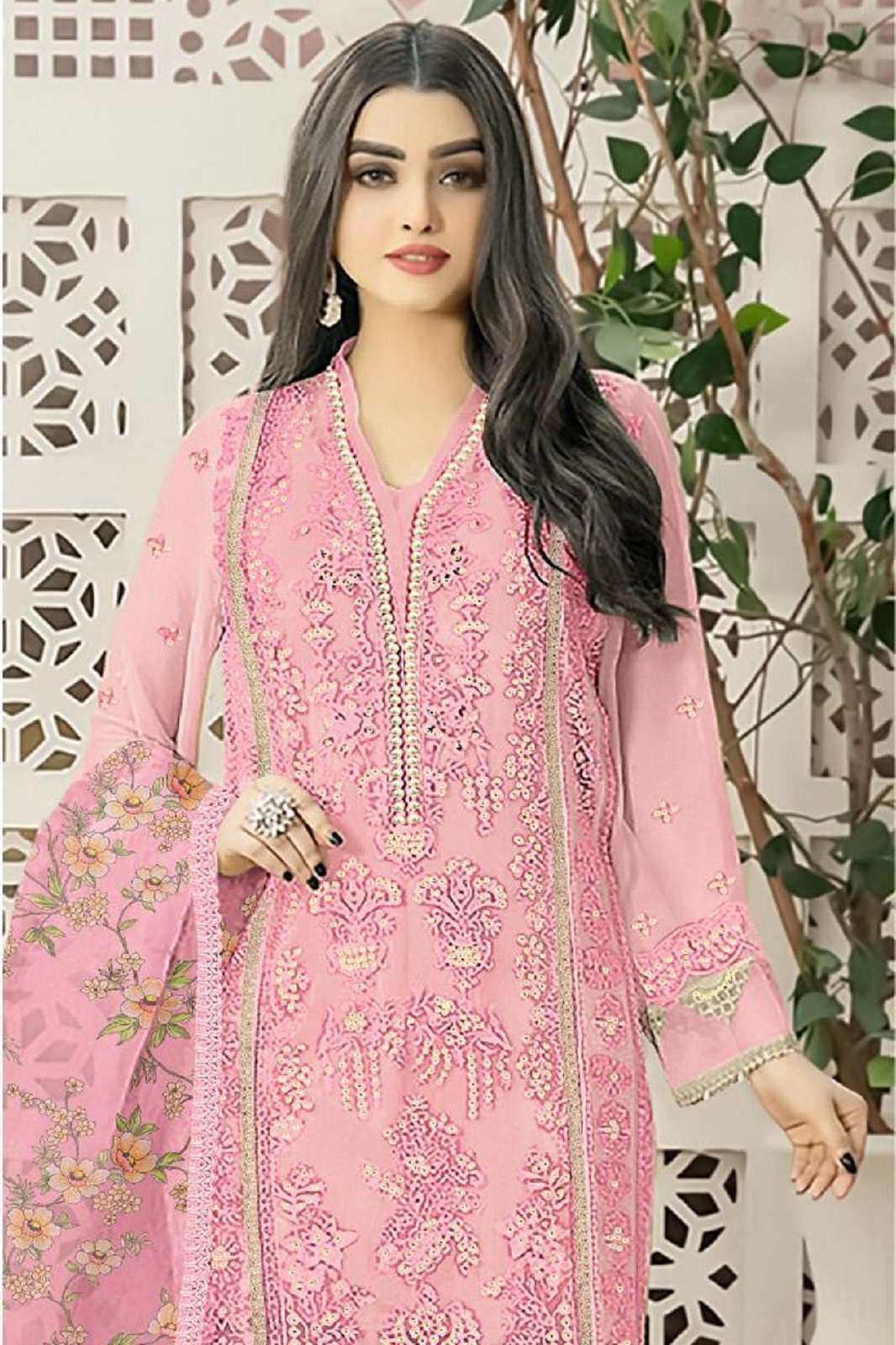 SHREE FAB S 956 A TO D SEMI STICHED PAKISTANI SALWAR SUIT