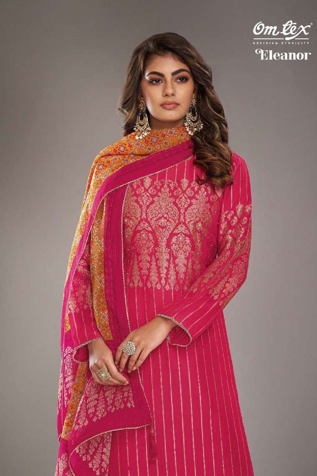 OMTEX ELENOI SILK ORGANZA HANDWORKED SUITS
