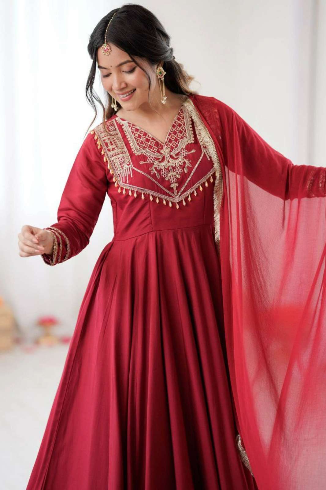 Shri Balaji Emporium DV 25070 Roman Silk Anarkali Suit